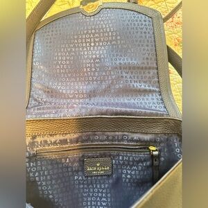 Kate Spade Navy Blue Crossbody with Luxurious Texture